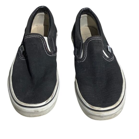 Vans Classic Slip-On Unisex Sneakers Men’s 6.5 / Women’s 8 —Black, Canvas, Skate - Picture 1 of 6